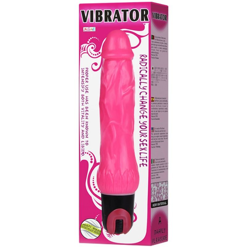 Dildo Realistico Vibrante Baile Deeply Pleasure — TPR, Multispeed