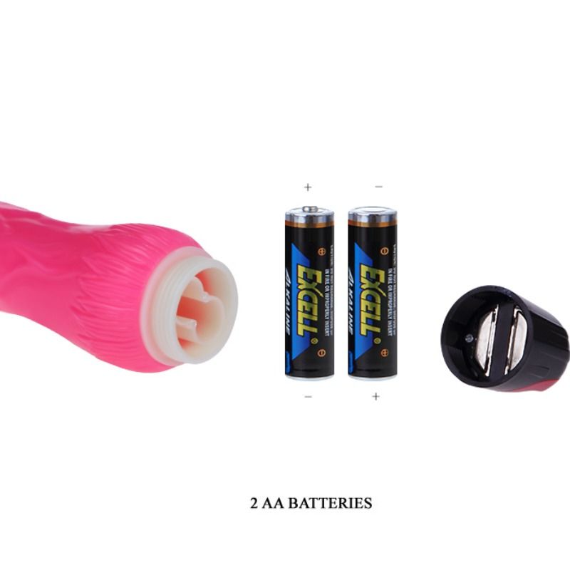 Dildo Realistico Vibrante Baile Deeply Pleasure — TPR, Multispeed