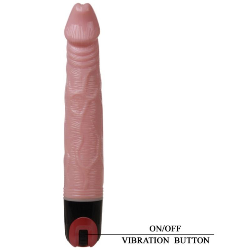 Dildo Realistico Vibrante Baile Natural — TPR, Multivelocità