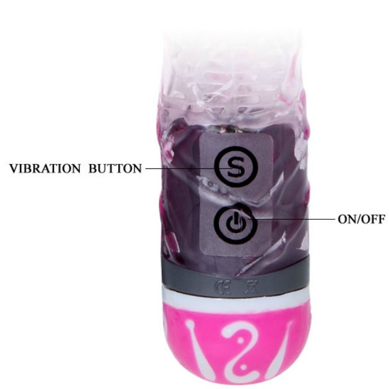 Vibratore Rabbit Multivelocità Baile — 10 Modalità, TPR Rosa