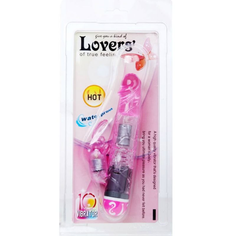 Vibratore Rabbit Multivelocità Baile — 10 Modalità, TPR Rosa
