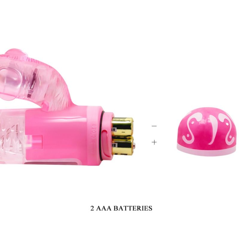 Vibratore Rabbit Multivelocità Baile — Stimolatore Clitoride, Rosa