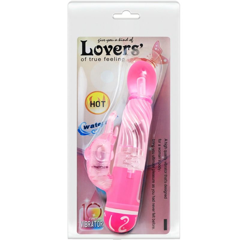 Vibratore Rabbit Multivelocità Baile — Stimolatore Clitoride, Rosa