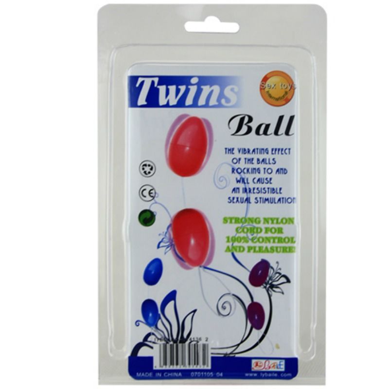 Palline Anali Vibranti Baile Twins Balls — Lilla, ABS
