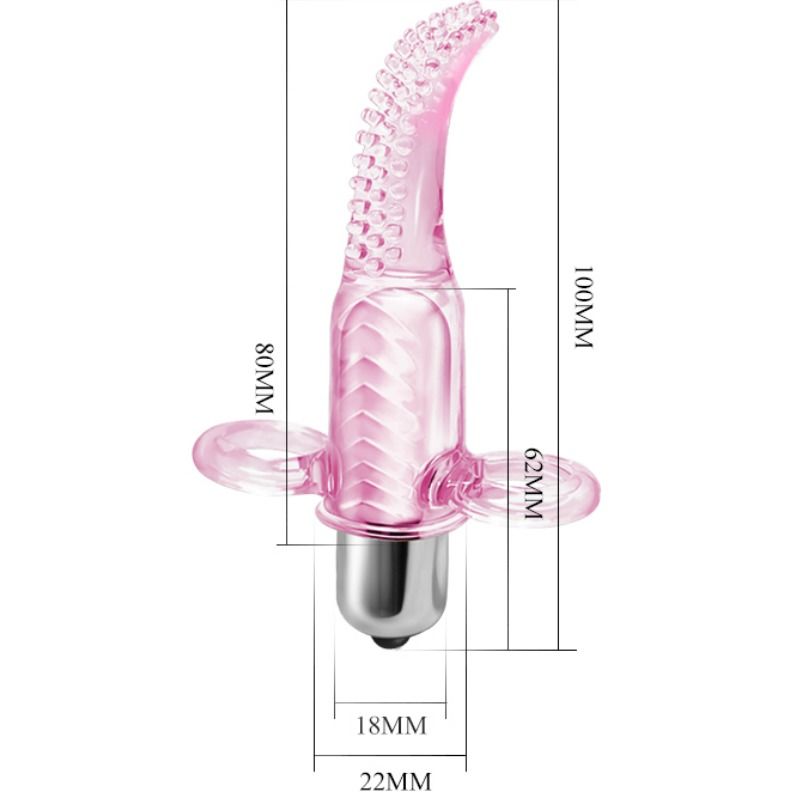 Vibratore Ditale Baile Stimulating — Anello Vibrante Morbido