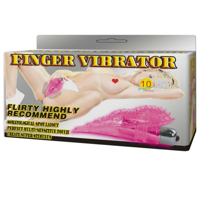 Vibratore da Dito Clitoride Baile Finger Massager — 10 Modalità