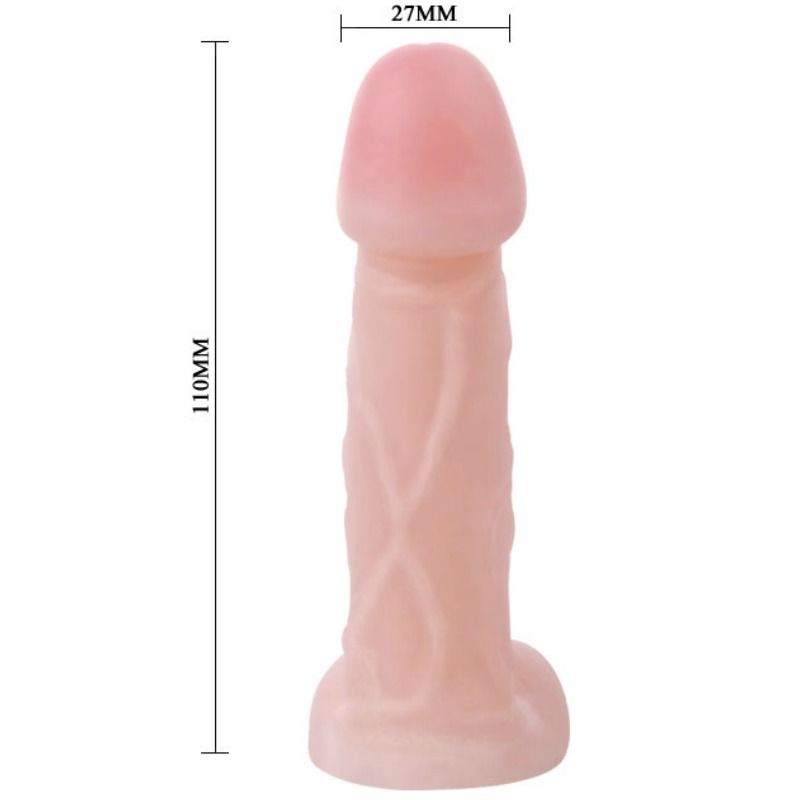Dildo Realistico Flessibile Baile — Stimolatore Punto G e Anale