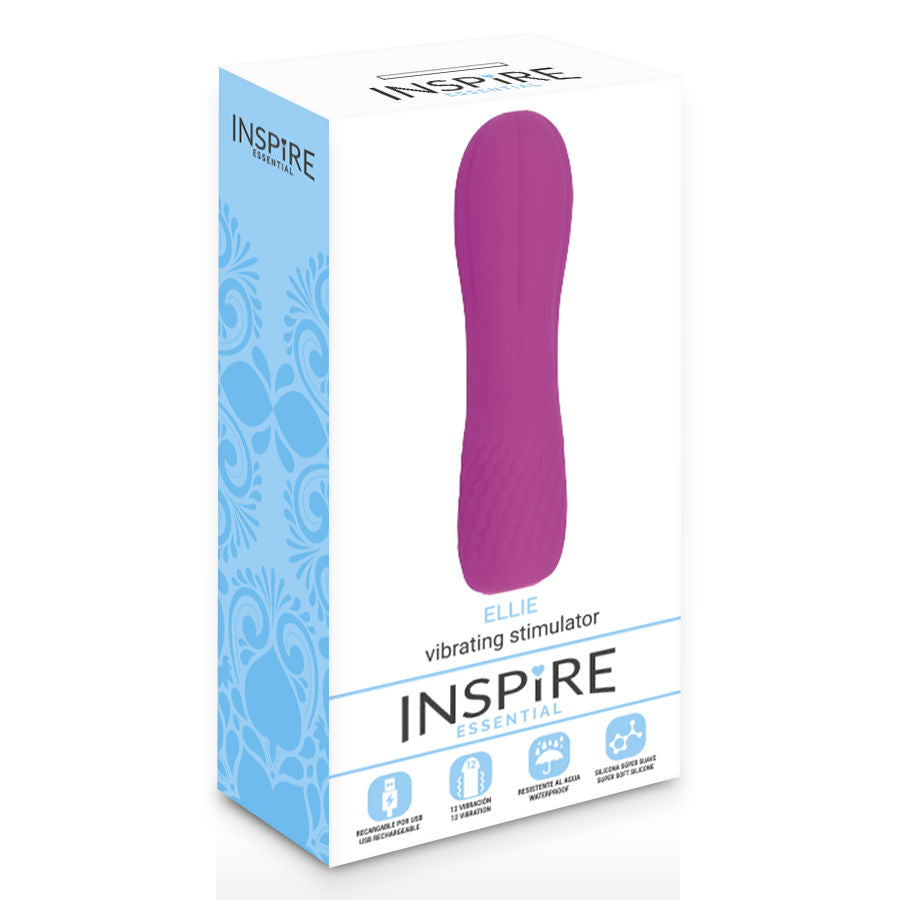 Vibratore Flessibile Ricaricabile Inspire Essential Ellie — Viola