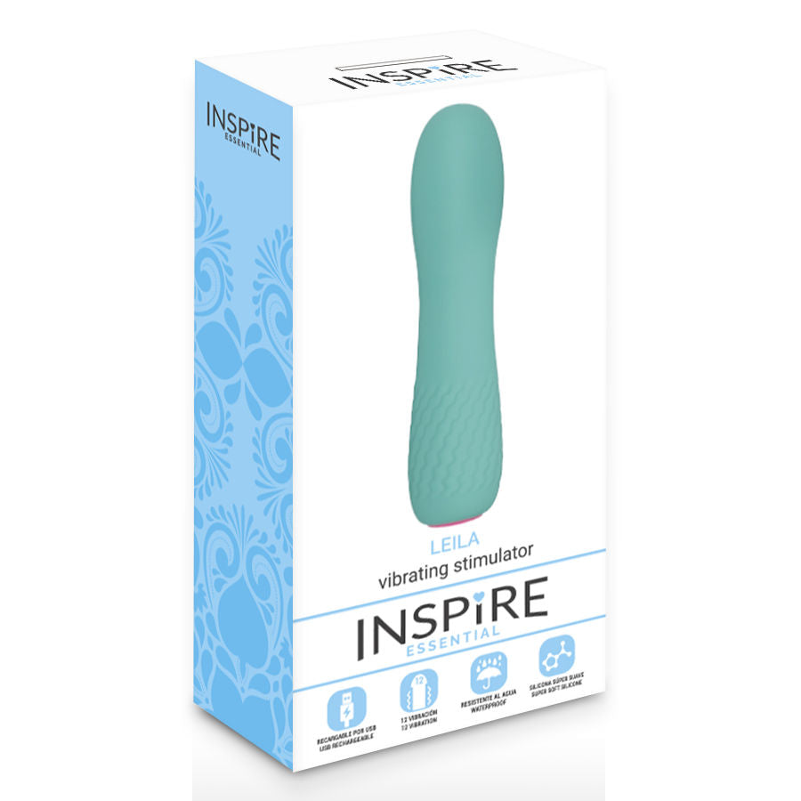 Vibratore Flessibile Ricaricabile Inspire Essential Leila — Turchese