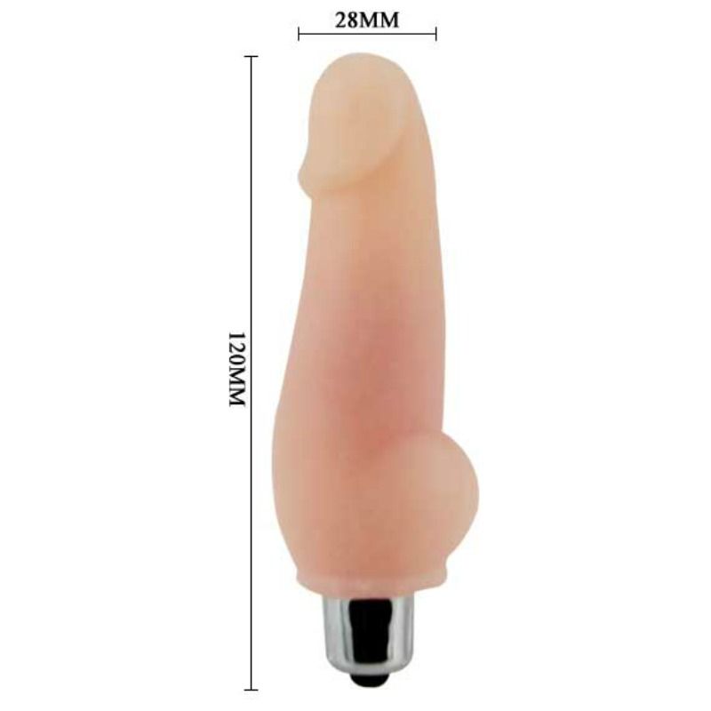 Vibratore Mini Realistico Baile Mavouvin — TPR, Sfere Vibranti
