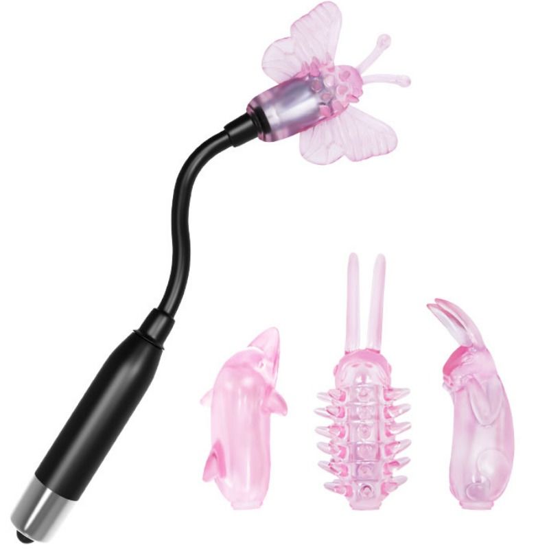 Vibratore Wand con Testine Baile Wizard — 4 Accessori