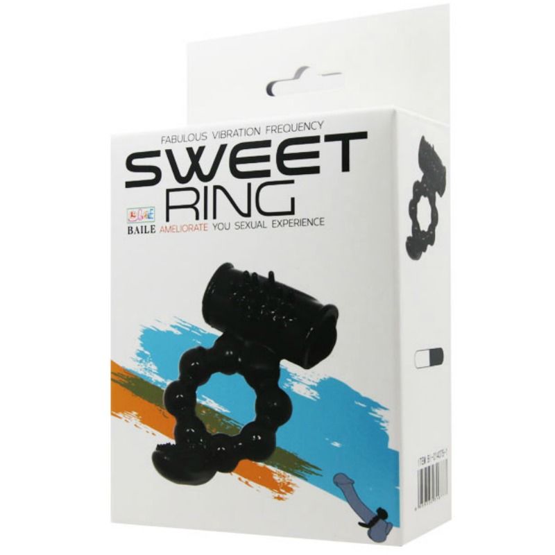 Anello Fallico Vibrante con Stimolatore Clitoride Baile Sweet