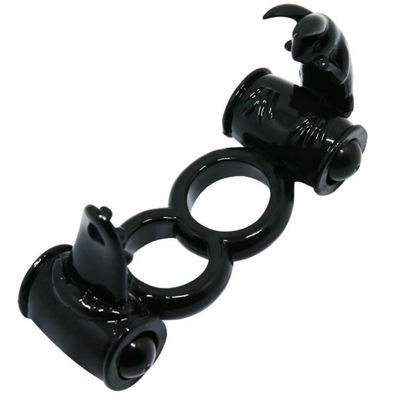 Anello Fallico Vibrante Doppio Rabbit Baile Sweet — TPR
