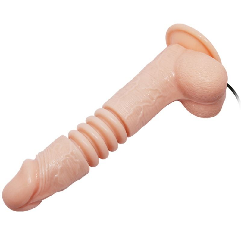 Dildo Realistico con Ventosa Baile Thunder Up — TPR/ABS