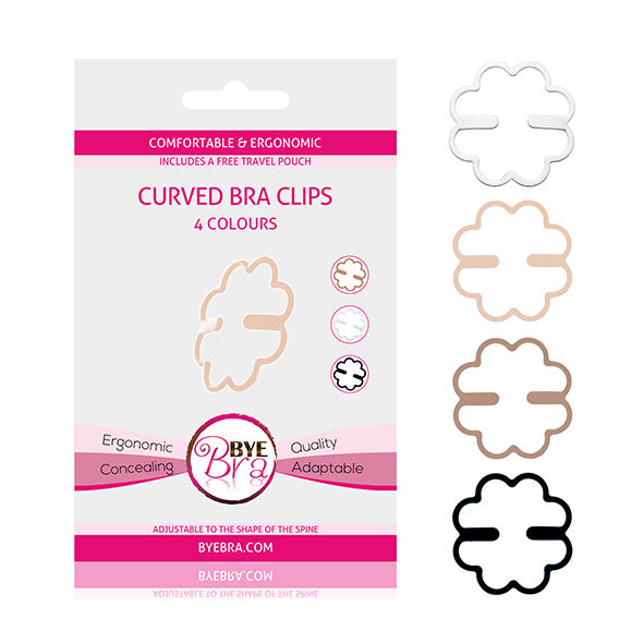 Clip Reggiseno Ergonomica Bye Bra — Regolabile, Invisibile