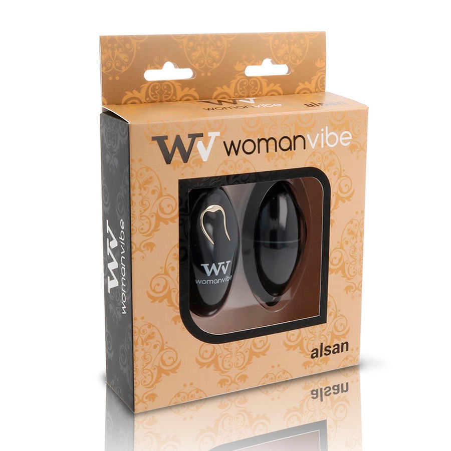 Uovo Vibrante con Telecomando Womanvibe Alsan — 12 Modalità