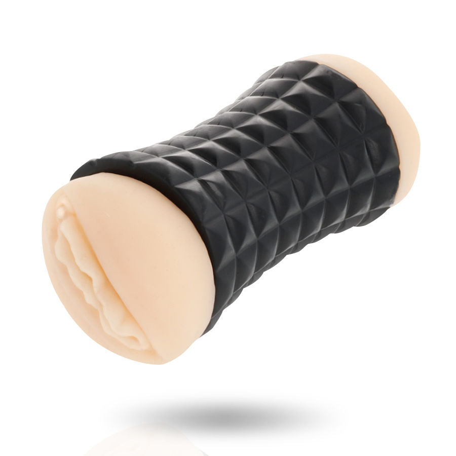 Masturbatore Maschile Doppio Foro Womanvibe Gumy — TPR/Silicone