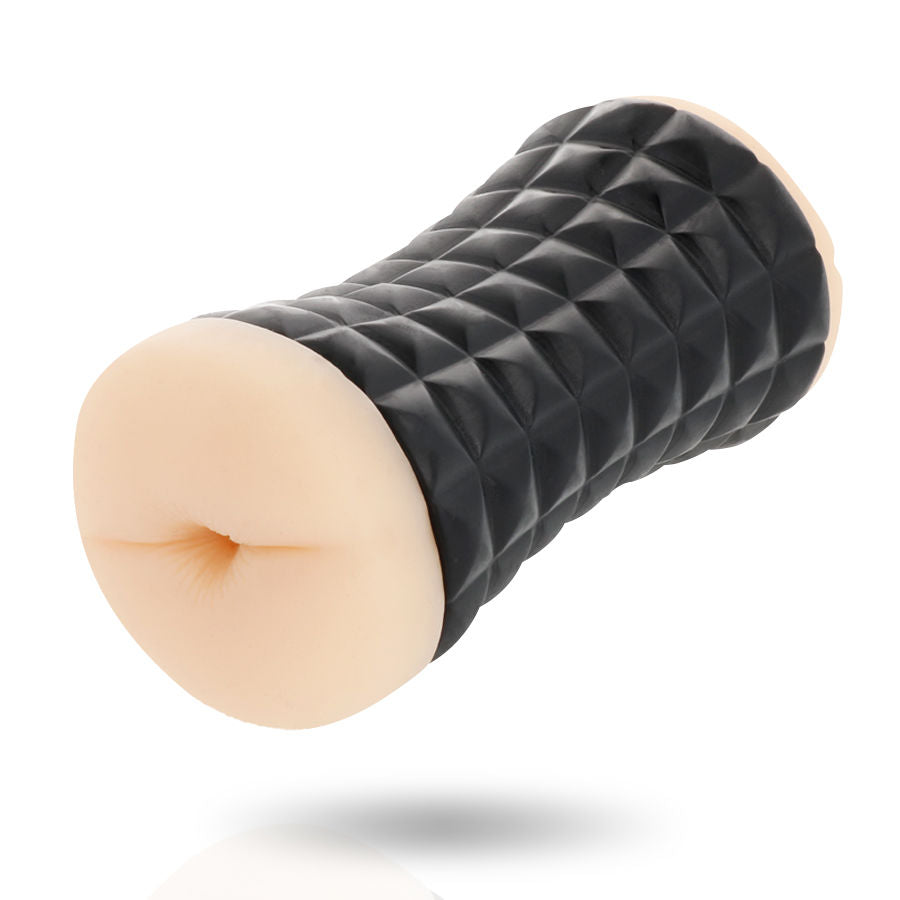 Masturbatore Maschile Doppio Foro Womanvibe Gumy — TPR/Silicone