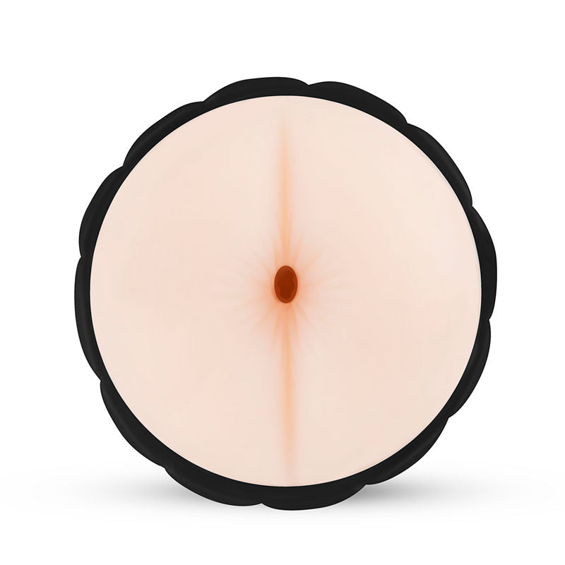 Masturbatore Maschile Doppio Foro Womanvibe Gumy — TPR/Silicone