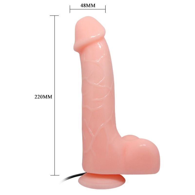 Dildo Realistico a Ventosa Baile Barbara — PVC, 22 cm