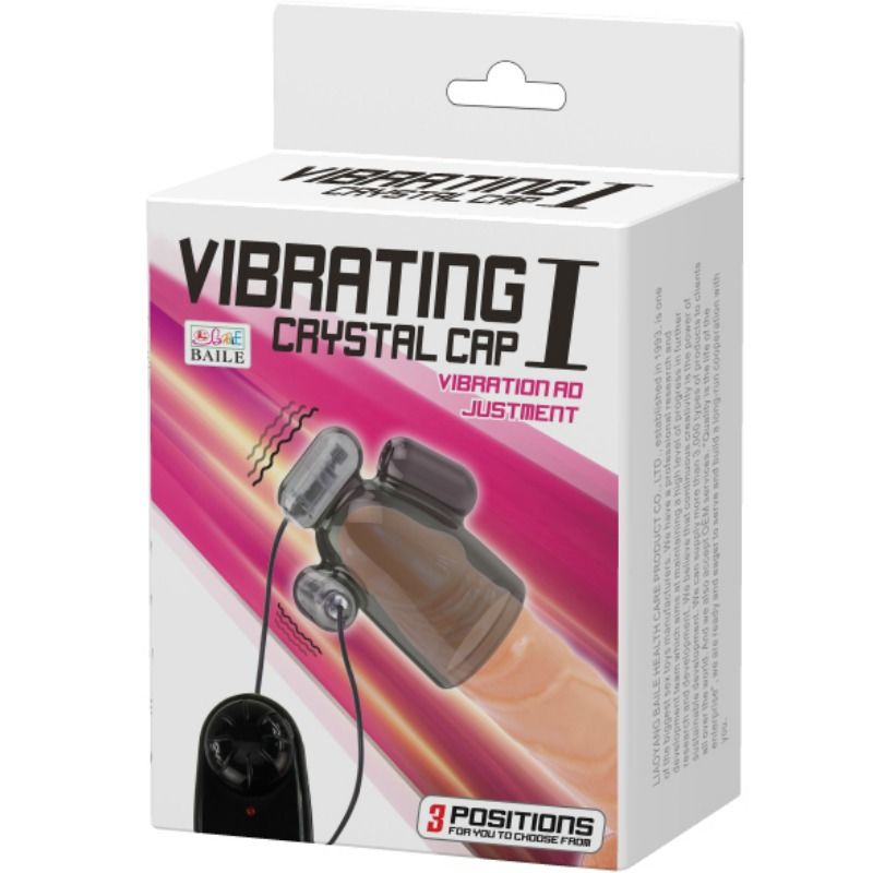 Guaina Fallica Vibrante Baile Crystal I — Stimolatore Testa