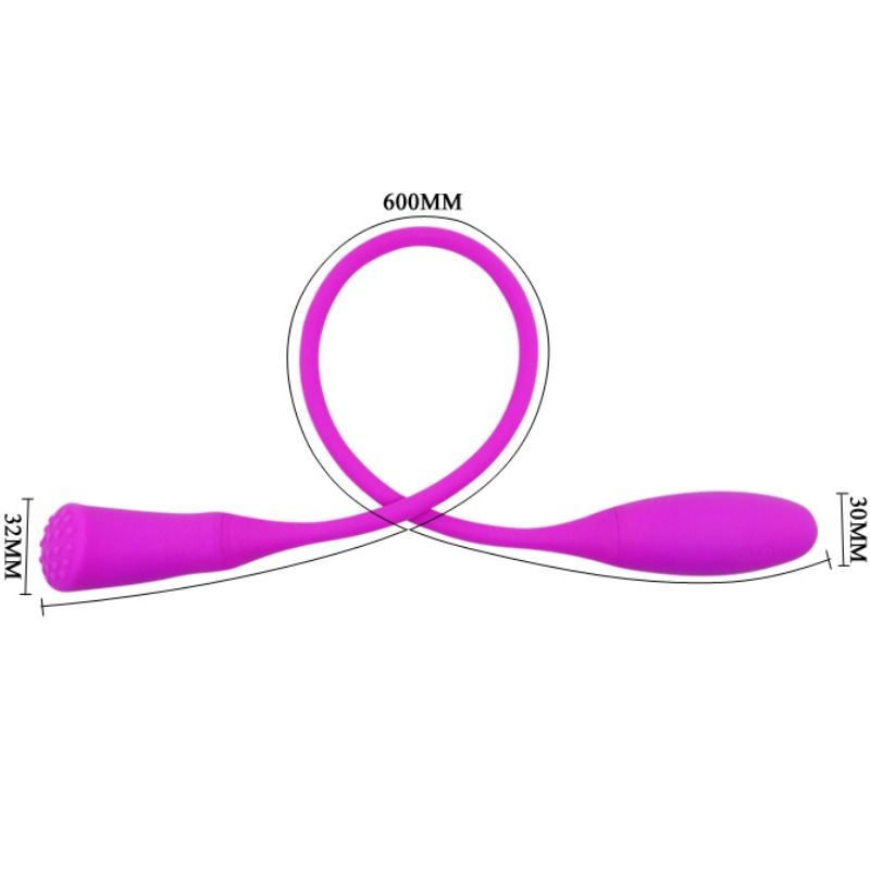 Vibratore Rabbit Doppio Stimolatore Pretty Love Smart Snaky Vibe