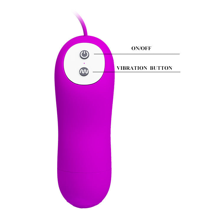 Uovo Vibrante Clitoride Pretty Love Eunice — 12 Funzioni