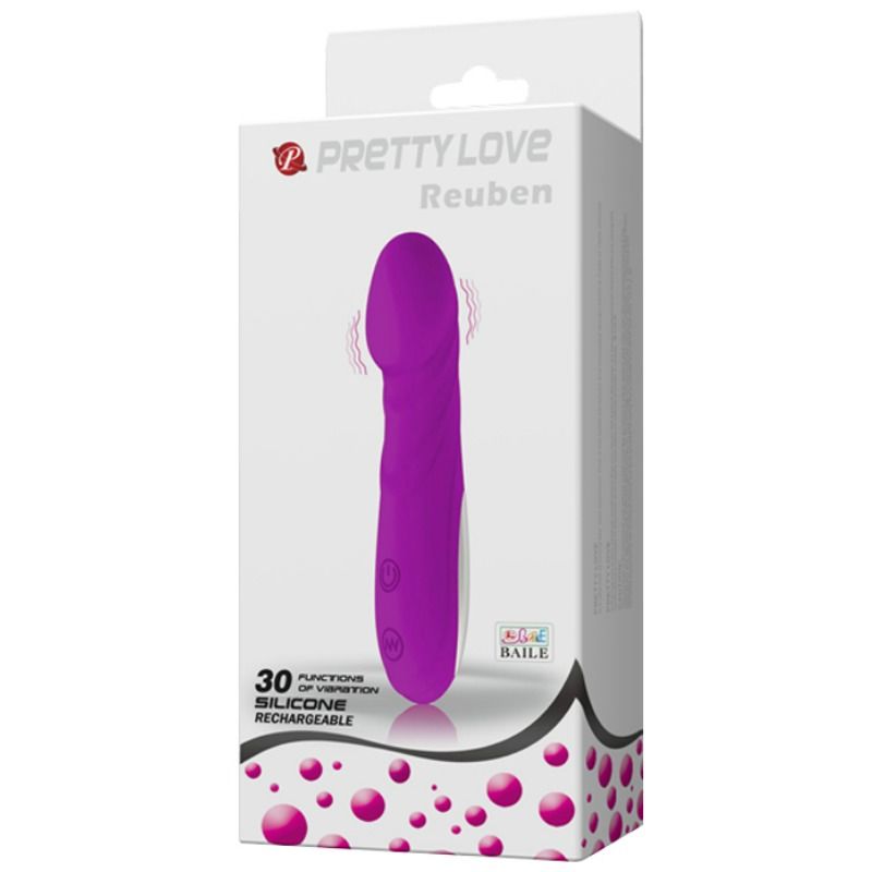Vibratore Punto G Pretty Love Reuben — Silicone, 30 Funzioni