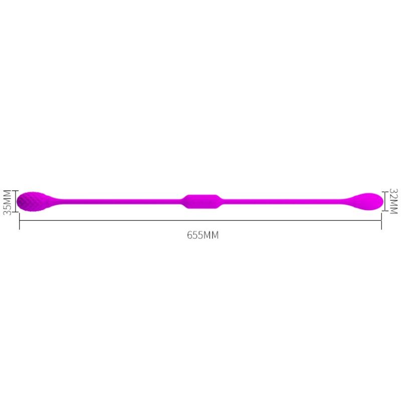 Vibratore Doppio Flessibile Pretty Love Dream Lovers Whip 2