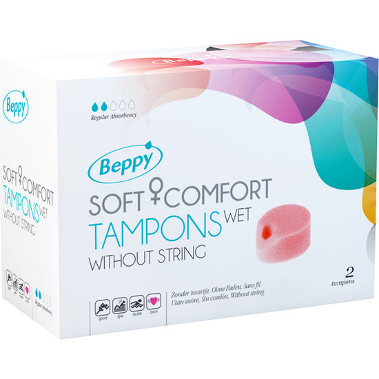 Tamponi Senza Filo Beppy Soft Comfort — Umidi, 2 Unità