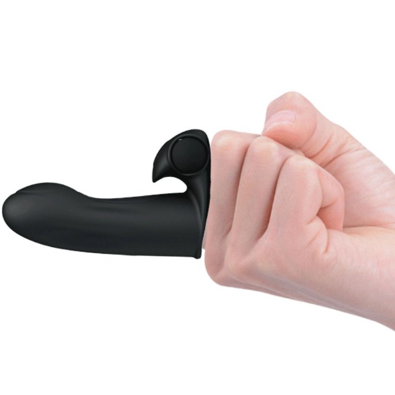 Vibratore Ditale Pretty Love Adonis — Silicone, Portatile