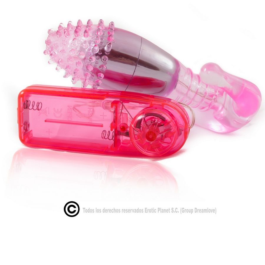 Vibratore Rabbit Clitoride e Punto G Baile Ripple — Silicone
