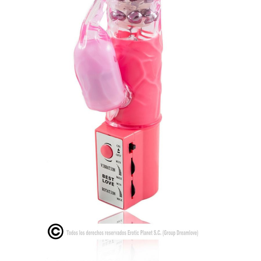 Vibratore Rabbit Rotante Baile — Gelatina, 20 Modalità