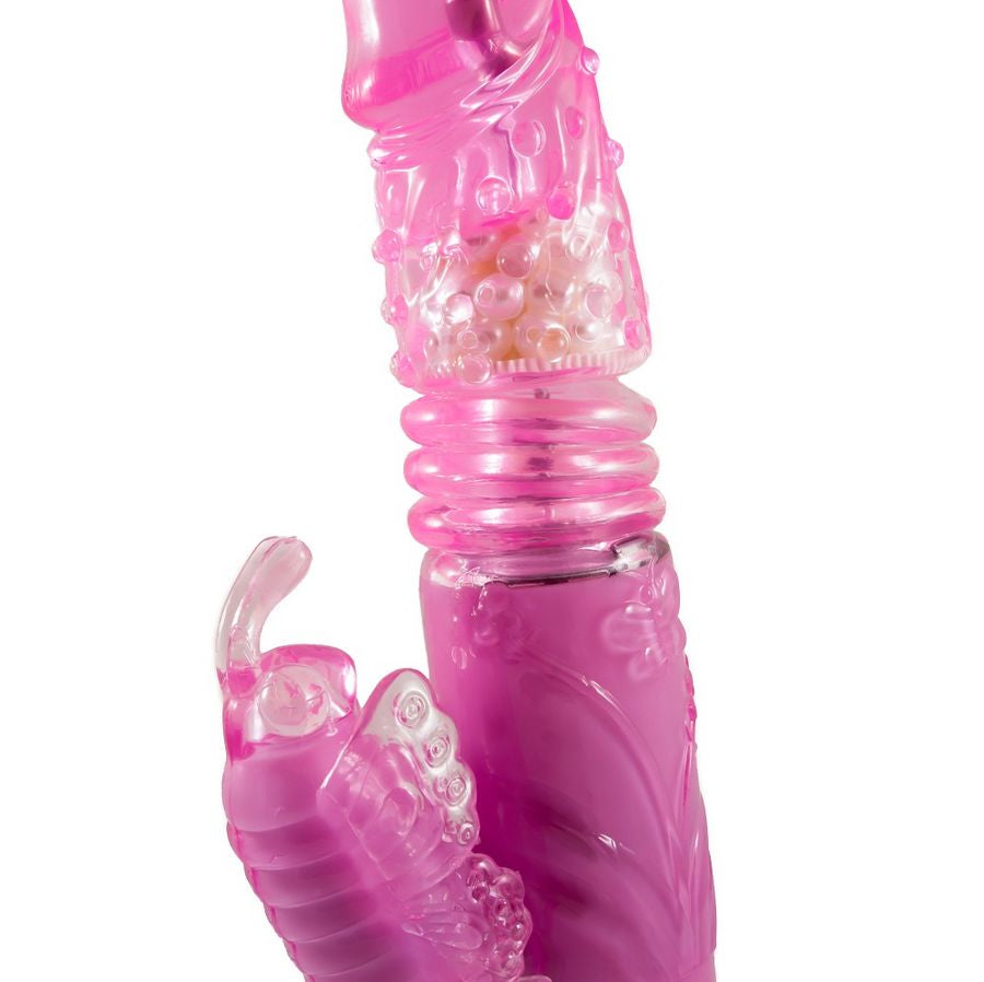 Vibratore Rabbit Rotante Baile Up & Down — Rosa