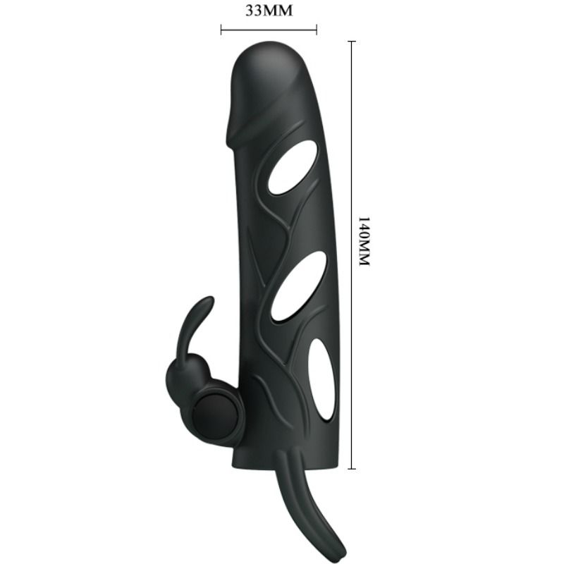 Guaina Fallica Vibrante Pretty Love Sleeve 2.0 — 15 cm