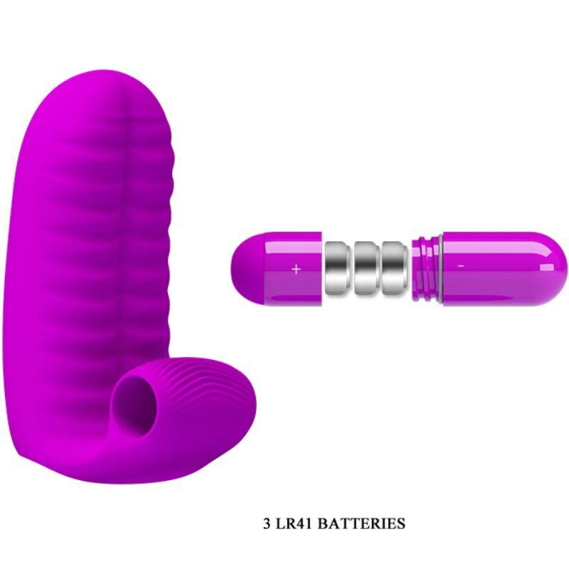 Vibratore a Ditale Clitoride Pretty Love Abbott — Lilla