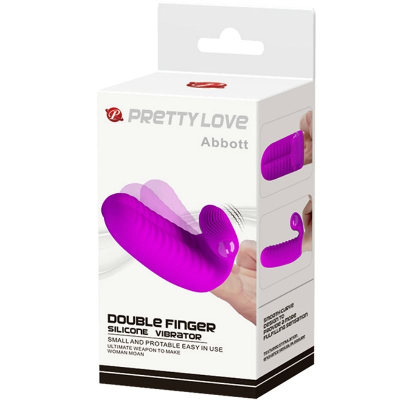 Vibratore a Ditale Clitoride Pretty Love Abbott — Lilla