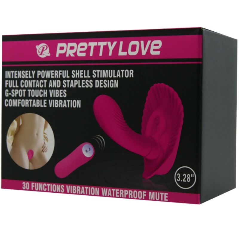 Vibratore Punto G con Telecomando Pretty Love — 30 Modalità