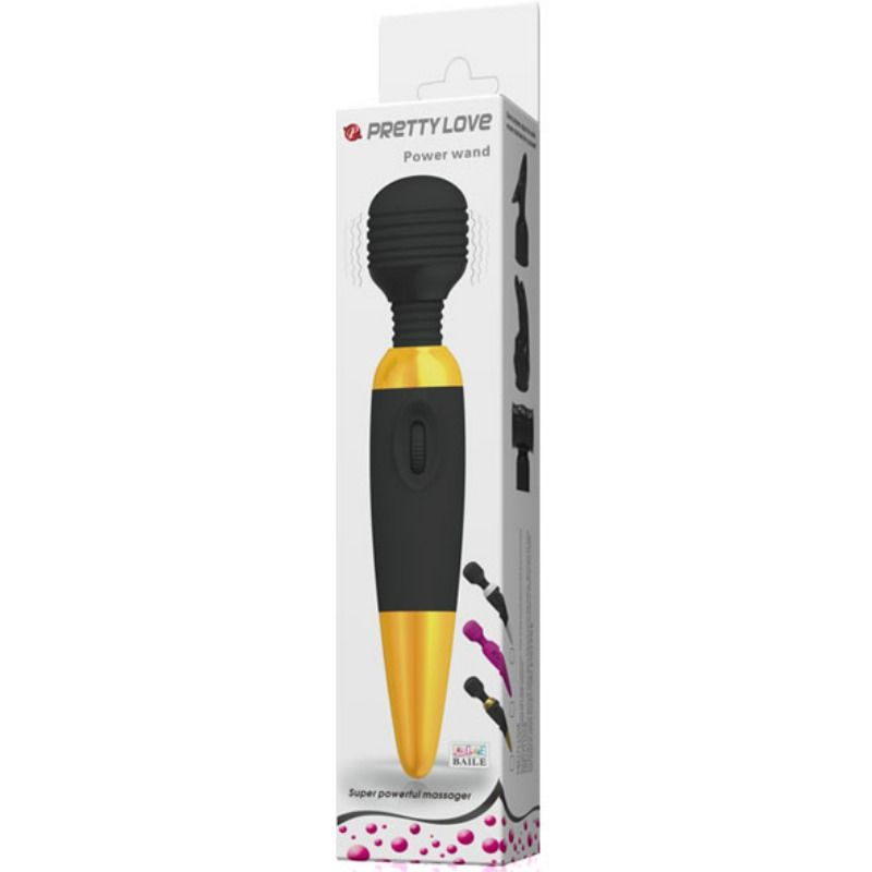 Vibratore Wand Pretty Love Power Wand — Edizione Dorata
