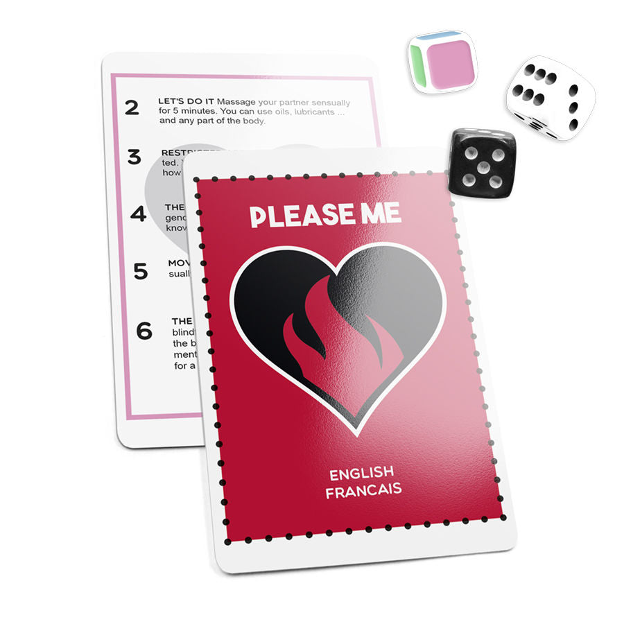 Gioco Erotico di Coppia Aria Please Me Play XXX — Dadi e Carte
