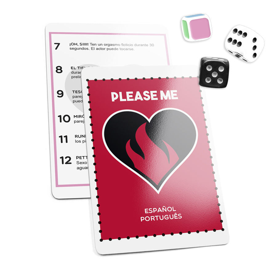 Gioco Erotico di Coppia Aria Please Me Play XXX — Dadi e Carte
