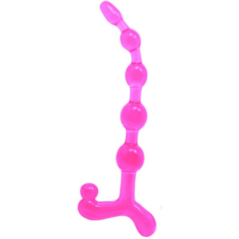 Palline Anali Flessibili Baile Twist — TPR Rosa