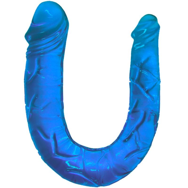 Dildo Doppia Estremità Baile — TPR Traslucido, 30,5 cm