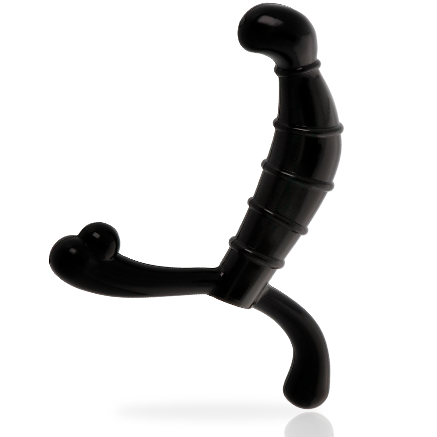 Massaggiatore Prostatico Anale Addicted Toys — TPR, Nero