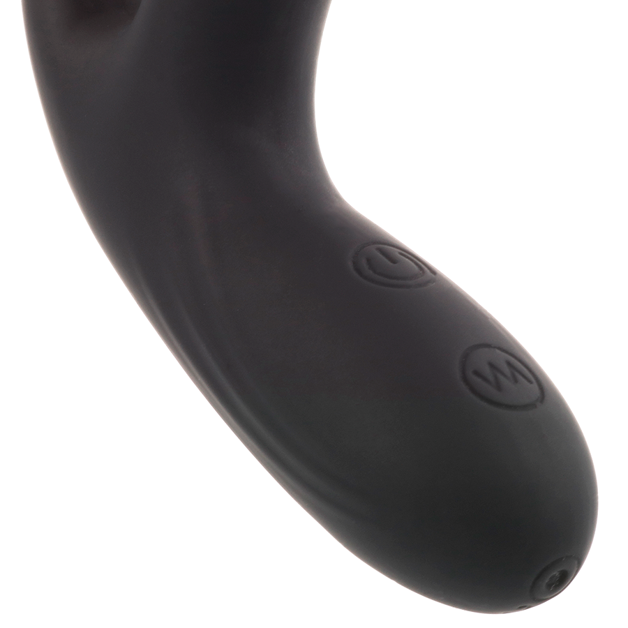 Massaggiatore Prostatico Vibrante Addicted Toys — Silicone, Nero
