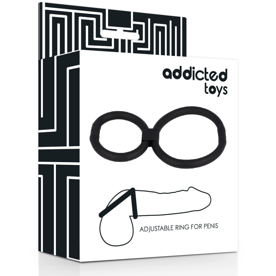 Anello Fallico Regolabile Addicted Toys — Set Anelli Pene