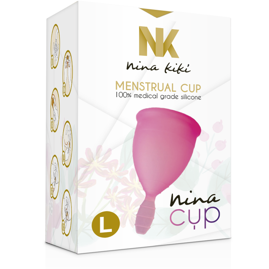Coppa Mestruale in Silicone Nina Kikí Nina Cup — Taglia L