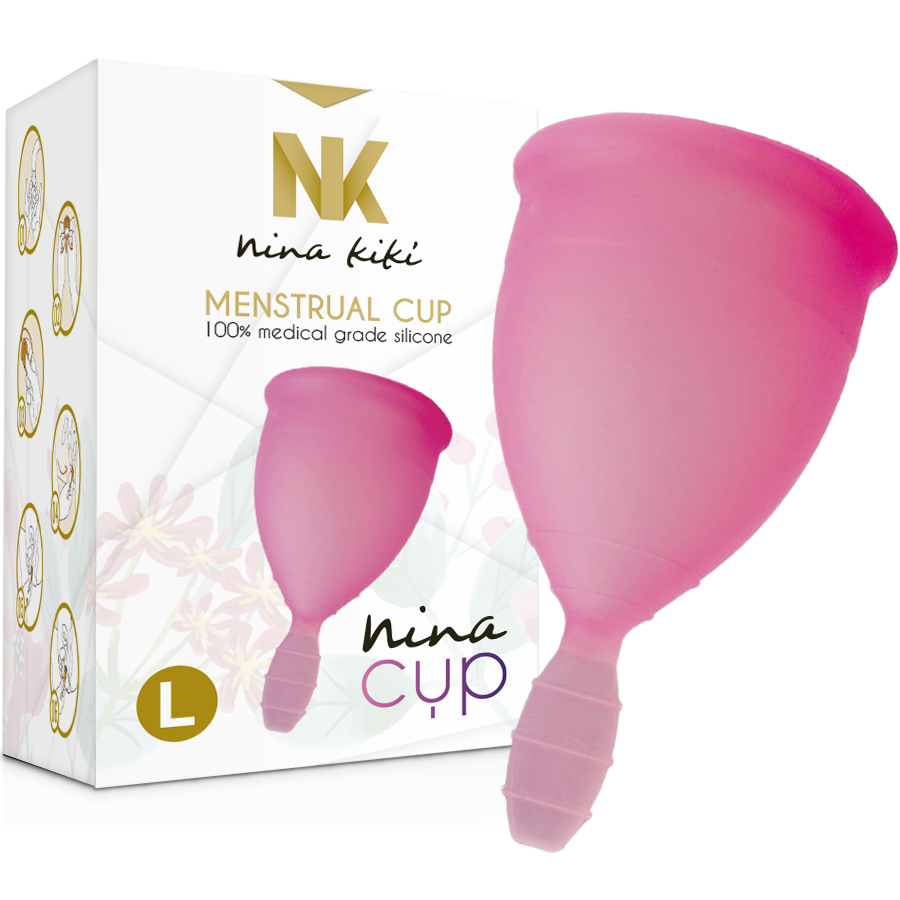 Coppa Mestruale in Silicone Nina Kikí Nina Cup — Taglia L