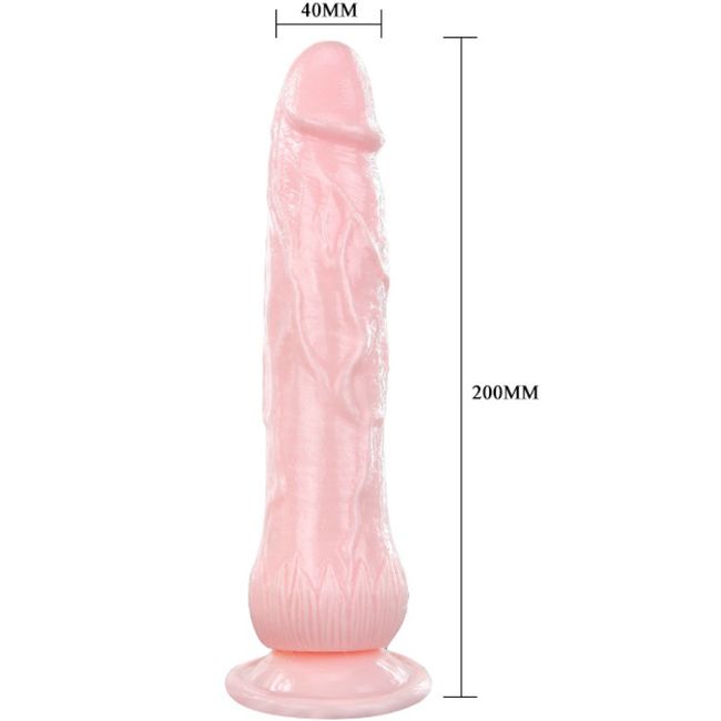 Dildo Realistico Squirt Vibrante Baile — TPR con Ventosa