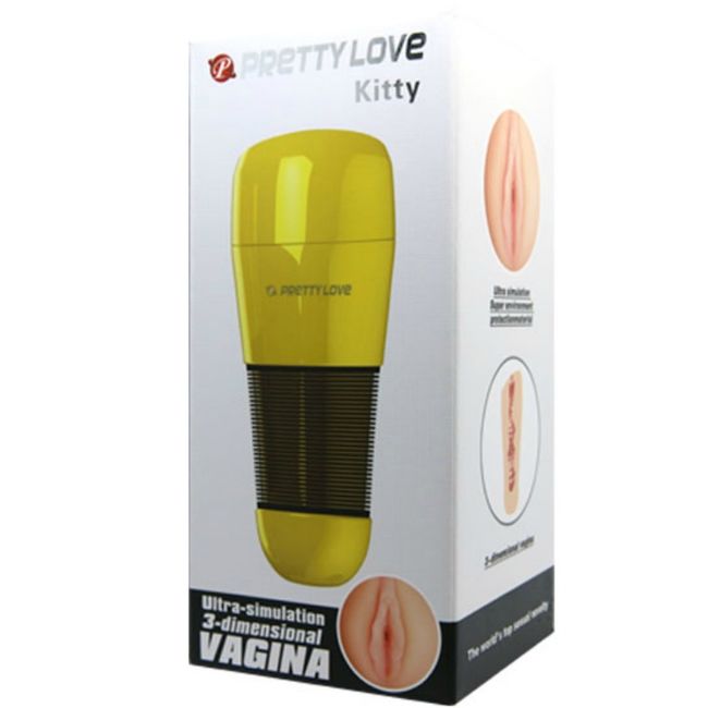 Masturbatore Maschile Vagina Pretty Love Kitty 2 — Silicone TPR
